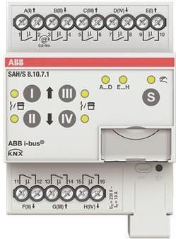 ABB Stotz S&J Schalt-/Jalousieaktor 8fach 10A, REG SAH/S8.10.7.1 (2CDG110247R0011) von ABB