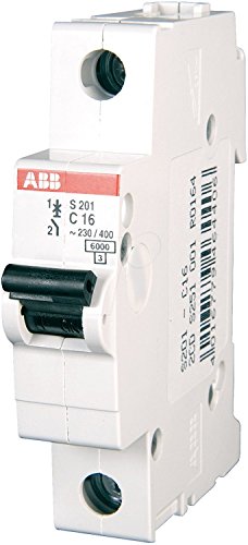 ABB S 201-B 16 Sicherungsautomat - S200-1P - 16 A - B 2CDS251001R1165 von ABB