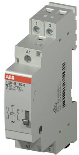 ABB Stromstoß-Schalter Hutschiene E290-16-11/230 1 Öffner, 1 Schließer 1St. von ABB