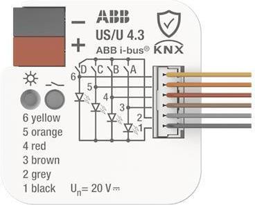 ABB Universal-SchnittstelleUS/U4.34fach UP 2CDG110309R0011 (2CDG110309R0011) von ABB