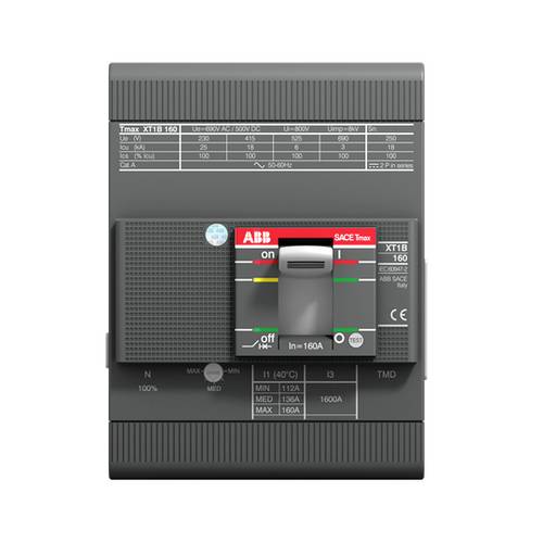 ABB XT1S 125 TMF 30-500 4p F F UL/CSA Leistungsschalter 1 St. Einstellbereich (Strom): 500A (max) Sc von ABB