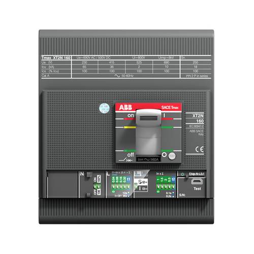 ABB XT2H 160 EKIP DIP Leistungsschalter 1 St. Einstellbereich (Strom): 10 - 100A Schaltspannung (max von ABB