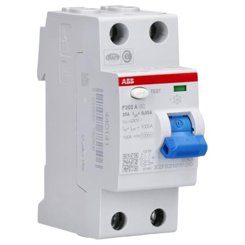 ABB F202 A-25/0.03 Fehlerstrom-Schutzschalter 2P Typ A 30mA 25A 2CSF202101R1250 von ABB