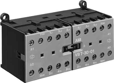 abb-entrelec vbc7 a-30 – 10 – minicontactor 220 VDC Schraube von ABB