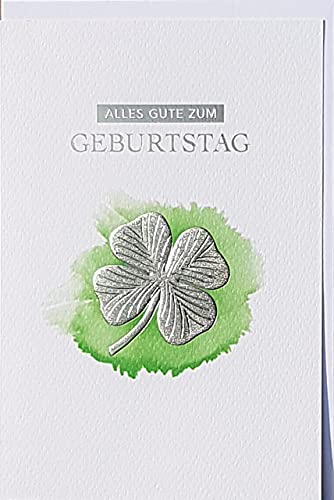 Geburtstagskarte Alles Gute Kleeblatt von ABC Kunst- und Glückwunschkarten