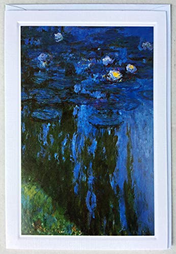 Kunstkarte Monet Seerosen blau von ABC Kunst- und Glückwunschkarten
