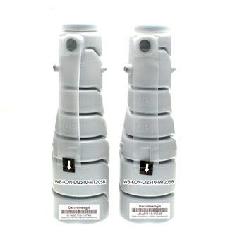 ABC 2X Kompatibler Toner für Konica Minolta 205B Schwarz für Konica Minolta DI 1810 Konica Minolta DI 1810 f Konica Minolta DI 2010 Konica Minolta DI 2010 F Konica Minolta DI 2500 Series Konica von ABC