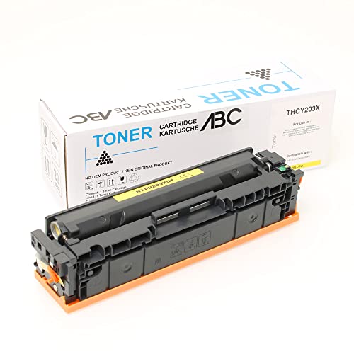 ABC Alternativ Toner Gelb für HP Laserjet Pro M254 M254dw M254nw MFP M280 M280nw M281 M281fdn M281fdw M 254 M 254dw M 254nw M 280 M 280nw M 281 M 281fdn M 281fdw HP 202A 202X CF542A CF542X von ABC