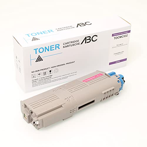 ABC Alternativ Toner Magenta 6000 Seiten für Oki C532 C532DN C542 C542DN MC563 MC563DN MC573 MC573DN C 532 C 532DN C 542 C 542DN MC 563 MC 563DN MC 573 MC 573DN 46490406 von ABC