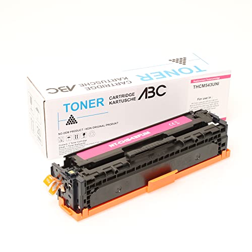 ABC Alternativ Toner Magenta für HP Color Laserjet CM1312 CM1512 CM1512W CP1210 CP1213 CP1214 CP1214N CP1215 CP1216 CP1217 CP1510 CP1513N CP1514N CP1515N CP1516N CP1517N CP1519N 125A 128A von ABC