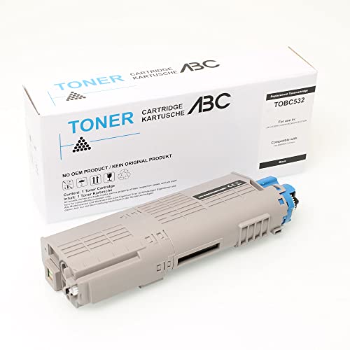 ABC Alternativ Toner Schwarz 7000 Seiten für Oki C532 C532DN C542 C542DN MC563 MC563DN MC573 MC573DN C 532 C 532DN C 542 C 542DN MC 563 MC 563DN MC 573 MC 573DN 46490608 von ABC