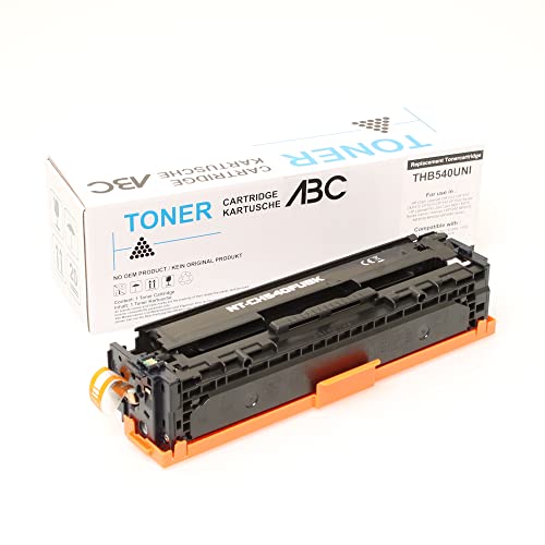 ABC Kompatibler Toner Schwarz für HP Color Laserjet CM1312 CM1512 CM1512W CP1210 CP1213 CP1214 CP1214N CP1215 CP1216 CP1217 CP1510 CP1513N CP1514N CP1515N CP1516N CP1517N CP1519N 125A 128A von ABC