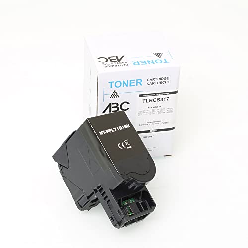 ABC Alternativ Toner Schwarz für Lexmark CS317 CS317dn CS417 CS417dn CS517 CS517de CS517dn CX317 CX317dn CX417 CX417dn CX517 CX517de CX517dn 71B20K0 von ABC