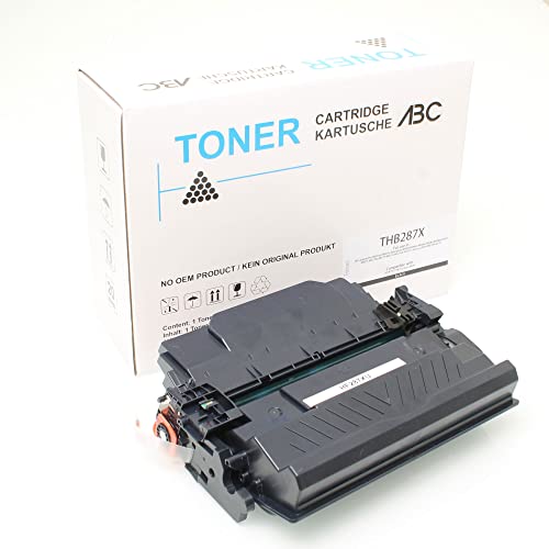 ABC Alternativ Toner für HP 87X CF287X für HP Laserjet Enterprise M501 M501dn M501n M506 M506dn M506n M506x M506xh Laserjet Enterprise MFP M527 M527c M527dn M527f M527x M527xh M527z von ABC