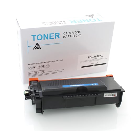 ABC Kompatibler Toner 6000 Seiten für Brother TN3600XL DCP-L5510DW HL-L5210DN HL-L5210DW HL-L5215DN HL-L6210DW HL-L6410DN HL-L6415DN MFC-L5710DN MFC-L5710DW MFC-L5715DN MFC-L6915DN EX910 von ABC