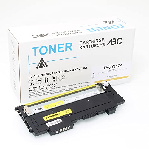 ABC Kompatibler Toner für HP 117A W2072A Gelb für HP Color Laser 150 150a 150nw MFP 178 178nw 178nwg 179 179fnw 179fwg von ABC