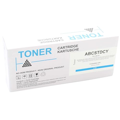 ABC Kompatibler Toner für HP 213A W2131A Cyan Color Laserjet Enterprise 5700dn 6700dn 6701dn MFP 5800dn 5800f 5800zf 6800dn 6800zf von ABC