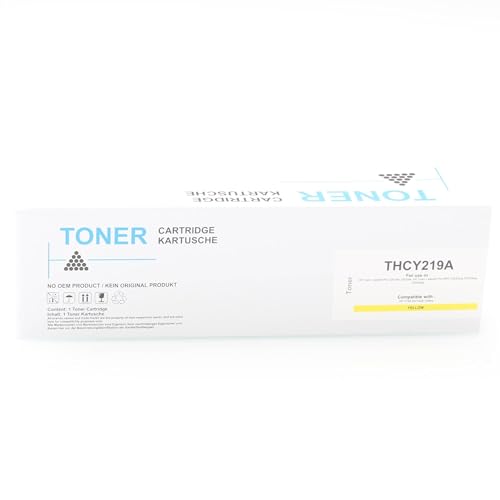 ABC Kompatibler Toner für HP 219A 219X Gelb (OHNE CHIP) für HP Color Laserjet Pro 3201dw 3202dw MFP 3302fdng 3302fdwg 330sdwg von ABC