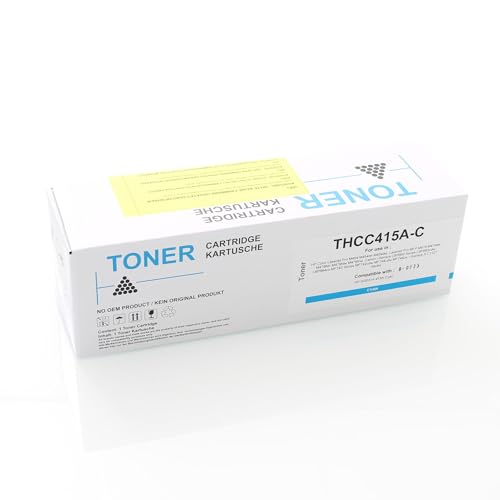 ABC Kompatibler Toner für HP 415A W2031A Cyan für (MIT CHIP) Color Laserjet Pro M454 Series M454dn M454dw M455dn MFP M479 M479dw M479fdn M479fdw M479fnw M480f von ABC