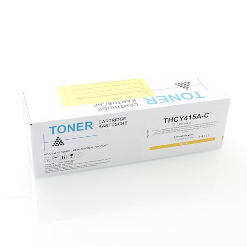 ABC Kompatibler Toner für HP 415A W2032A Gelb für (MIT CHIP) Color Laserjet Pro M454 Series M454dn M454dw M455dn MFP M479 M479dw M479fdn M479fdw M479fnw M480f von ABC
