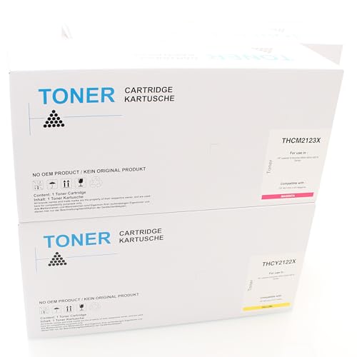 ABC Kompatibles Set 4X Toner XXL (MIT CHIP) für HP Laserjet Enterprise M554 M554dn M555 M555dn M555x,MFP M578 M578dn M578f,Flow MFP M578c M578z von ABC