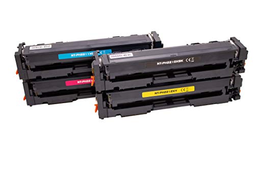 ABC Kompatibles Set 4X Toner für Canon 055 (OHNE CHIP) für Canon i-Sensys LBP660 Series LBP663cdw LBP664cx MF740 Series MF742cdw MF744cdw MF746cx LBP 663cdw LBP 664cx MF 742cdw MF 744cdw MF 746cx von ABC