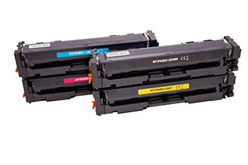 ABC Set 4X Alternativ Toner für Canon 055 (OHNE CHIP) für Canon i-Sensys LBP660 Series LBP663cdw LBP664cx MF740 Series MF742cdw MF744cdw MF746cx LBP 663cdw LBP 664cx MF 742cdw MF 744cdw MF 746cx von ABC