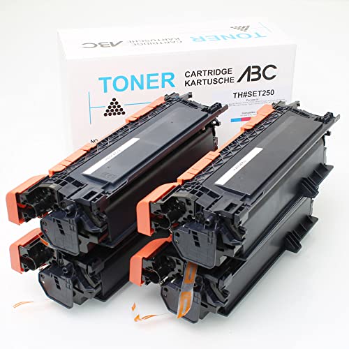 ABC Set 4X Alternativ Toner für Canon 732 732H 732BK 732C 732M 732Y für I-Sensys LBP-5480 LBP-5480c LBP-7780 LBP-7780c LBP-7780cdn LBP-7780cx von ABC