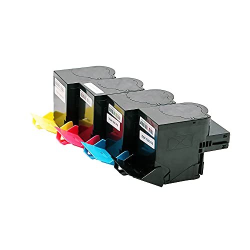 ABC Set 4X Alternativ Toner für Lexmark C2132 XC2130 XC2132 C 2132 XC 2130 XC 2132 24B6008 24B6009 24B6010 24B6011 von ABC