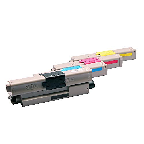 ABC Kompatibles Set 4X Toner für Oki ES3452 MFP ES3452DN ES5431DN ES5462 ES5462DN ES5462DNW ES 3452 MFP ES 3452DN ES 5431DN ES 5462 ES 5462DN ES 5462DNW 44973509 44973510 44973511 44973512 von ABC