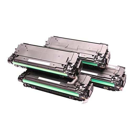 ABC Set 4X Toner XL kompatibel für HP Laserjet Enterprise M550 Series M552 M552dn M553 M553dn M553n Laserjet Enterprise MFP M570 Series M577 M577c M577dn M577f HP 508X CF360X CF361X CF362X CF363X von ABC