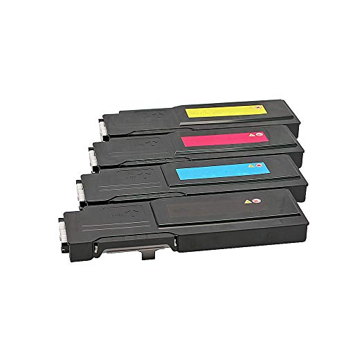 ABC Set 4X alternativ Toner für Dell C3760 C3760n C3760dn C3760dnf C3765 C3765d C3765dn C3765dnf von ABC