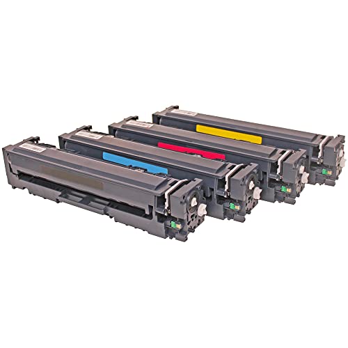 ABC Kompatibles Set 4X Toner für HP Laserjet Pro M252 M252dw M252n M274 M274dn M274n MFP M277 M277dw M277n 201X CF400X CF401X CF402X CF403X von ABC