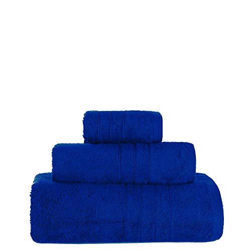 ABECE CASA - Handtuch Ihome Omega 100 x 150 08-pazifisches Blau von ABECE CASA