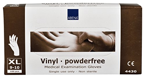 Abena Vinyl Handschuhe X-Large Puderfrei, transparent von ABENA