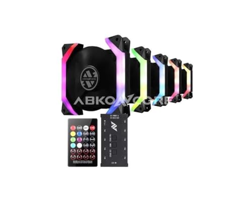 Abloncore SP120 Spectrum SYNC Gehäuselüfter (5 Stück) von ABKONCORE