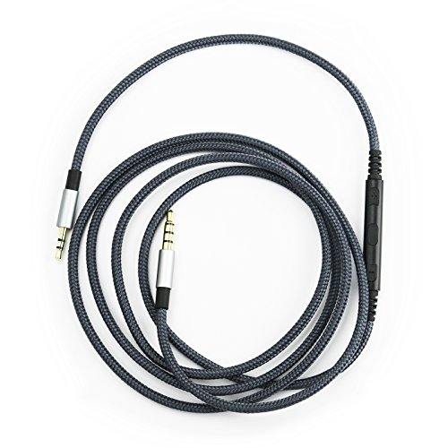 Ablet 3,5 mm auf 2,5 mm Stecker Audio-Ersatzkabel, Fernbedienung Lautstärkeregler und Inline-Mikrofonkabel, Kompatibel mit Bose oe2, oe2i, AE2, QC35 Kopfhörer, Kompatibel mit iPhone Ablet 3,5 mm auf 2,5 mm Stecker Audio-Ersatzkabel, Fernbedienung Lautstärkeregler und Inline-Mikrofonkabel, Kompatibel mit Bose oe2, oe2i, AE2, QC35 Kopfhörer, Kompatibel mit iPhone von ABLET