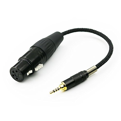 Ablet Audio-Adapter für Astell&Kern AK240 AK380 AK320 onkyo DP-X1 FIIO X5III XDP-300R (2,5 mm TRRS-Stecker auf 4-polige XLR-Buchse) von ABLET