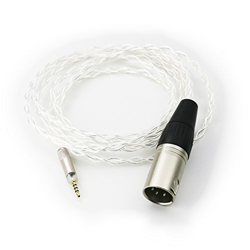 Ablet HIFI-Kabel, 4-poliger XLR-Stecker, symmetrisch, für Sennheiser HD598, HD558, HD518, HD598 Cs, HD599, HD569, HD579, Kopfhörer, versilbertes Audio-Upgrade-Kabel Ablet HIFI-Kabel, 4-poliger XLR-Stecker, symmetrisch, für Sennheiser HD598, HD558, HD518, HD598 Cs, HD599, HD569, HD579, Kopfhörer, versilbertes Audio-Upgrade-Kabel von ABLET