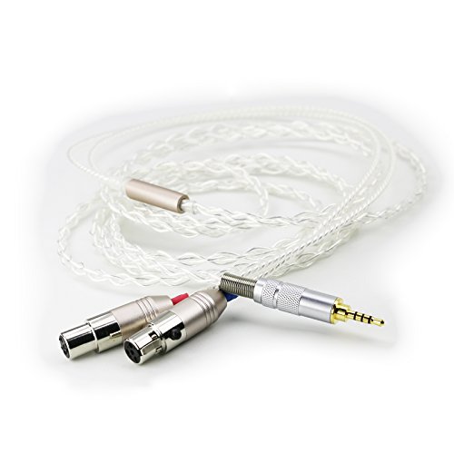 Ablet HiFi-Kabel mit 2,5 mm TRRS-Stecker, symmetrisch, kompatibel mit Audeze LCD-2, LCD-3, LCD-4, LCD-XC Kopfhörer und kompatibel mit Astell&Kern AK240 AK380 AK320 onkyo DP-X1 FIIO X5III XDP-300R von ABLET