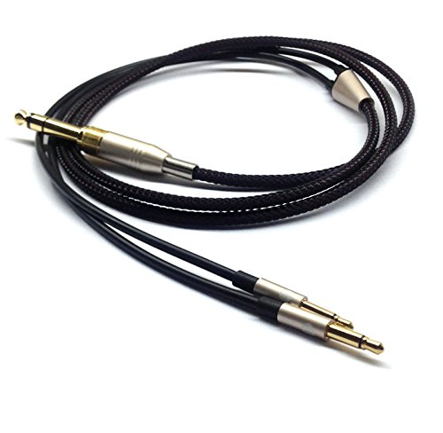-Audio-Upgrade-Kabel kompatibel mit Denon AH-D600, AH-D7200, AH-D7100, AH-D9200, AH-D5200, Meze 99 Classics, Focal Elear Kopfhörer, Schwarz, 1,2 m von ABLET