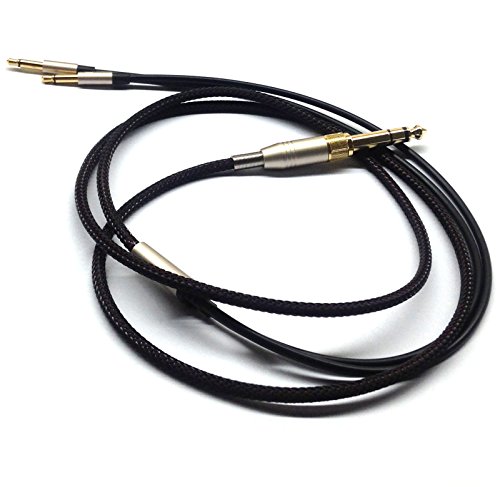 -Audio-Upgrade-Kabel kompatibel mit Denon AH-D600, AH-D7200, AH-D7100, AH-D9200, AH-D5200, Meze 99 Classics, Focal Elear Kopfhörer, Schwarz, 1,5 m von ABLET