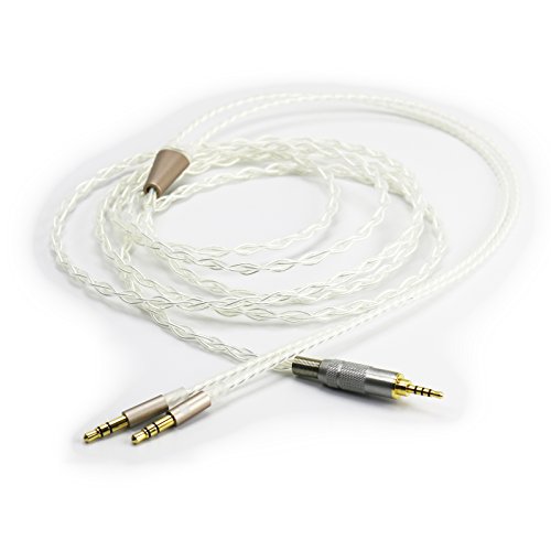 HiFi-Kabel 2,5 mm TRRS symmetrischer Stecker auf Dual 3,5 mm Stecker, kompatibel mit Hifiman Sundara, Arya, Ananda Kopfhörern und für Astell&Kern AK240 AK380 onkyo 2 m von ABLET