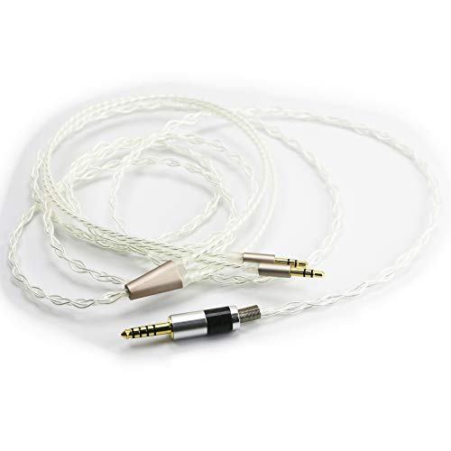 HiFi-Kabel mit 4,4 mm symmetrischem Stecker auf Dual 3,5 mm Stecker, kompatibel mit Hifiman Sundara, Arya, Ananda Kopfhörern und für Sony WM1A, NW-WM1Z, PHA-2A von ABLET