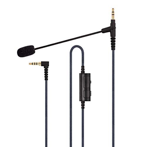 Kabel Boom Microphone - Kompatibel mit Playstation PS4, Kompatibel mit Xbox One Controller, PC, Smartphone - Boompro Gaming Mic Kompatibel mit V-Moda oder den meisten Anderen 3.5mm Jack Kopfhörern von ABLET