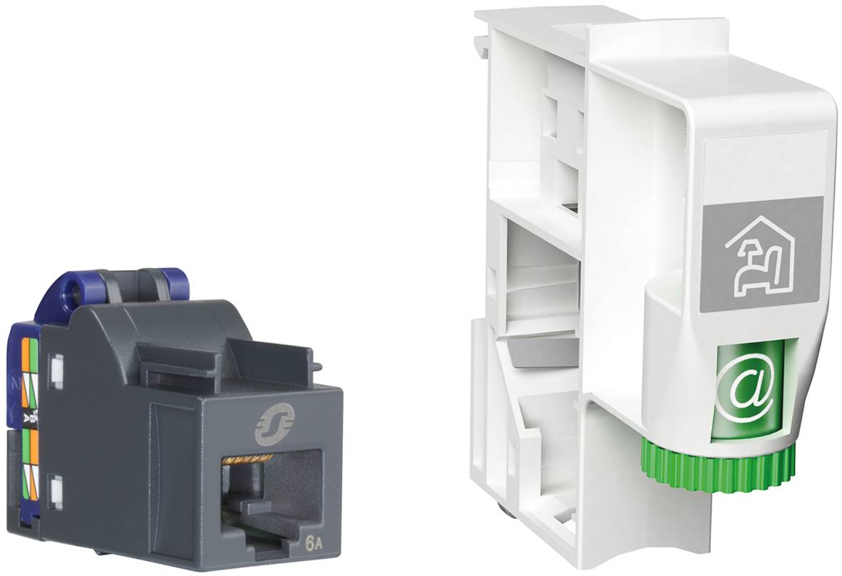 ABN APL-Set o.Patchkabel Cat.6A BP110 Modul 180Grad von ABN Braun AG