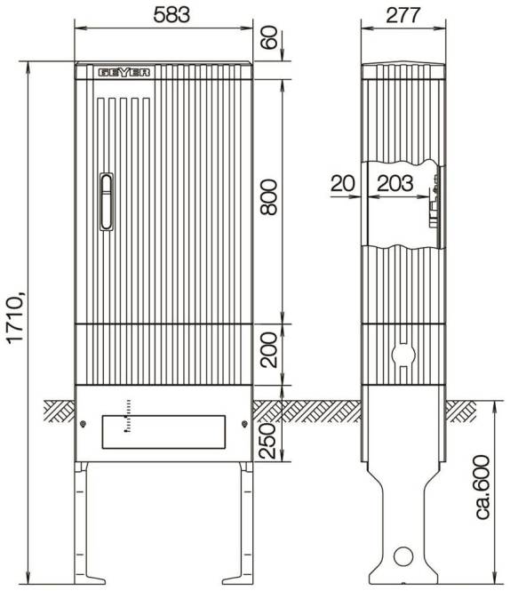 ABN Anschlusssäule FB2 BH5 SL175P ** m.Montageplatte 1Zylinder eingebaut ABN Anschlusssäule FB2 BH5 SL175P ** m.Montageplatte 1Zylinder eingebaut von ABN Braun AG