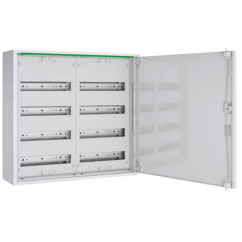 ABN Feldverteiler AP T:160mm ABNRM204R01 m.Volltür 2x4-reihig Komplettschrank von ABN Braun AG