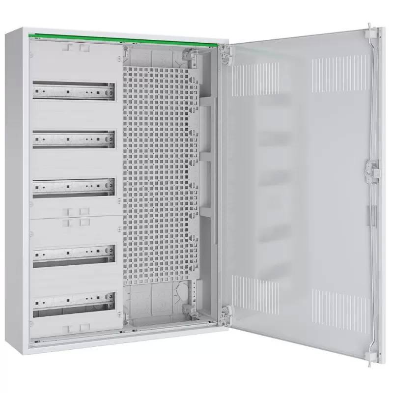 ABN Feldverteiler AP T:160mm ABNRM205M01 m.Lüftungstür 5 Reihen REG Mediafeld von ABN Braun AG
