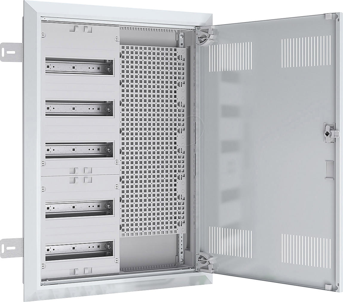 UK25RM8640 - Feldverteiler UP/HW, T: 110 mm, Lüftungstür, 5 Reihen, Mediafeld von ABN GMBH